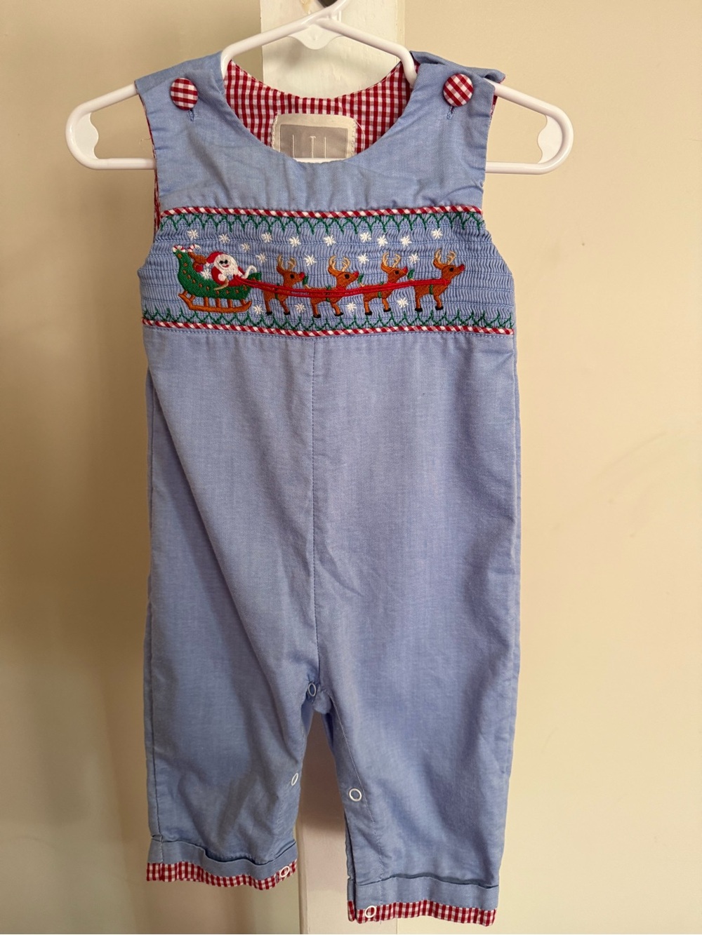 Lil Cactus Smocked Christmas Longalls